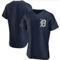 thumbnail image 1 of Nuevo Uniforme De Béisbol Cardigan Tigers Baseball Blank Ropa Deportiva De Verano Azul Oscuro-Xl (48), 1 of 2
