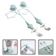 thumbnail image 4 of 1 Set Baby Fork and Spoon Suction Cup Chain Tableware Babies Training Tableware, 4 of 9