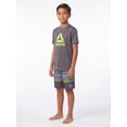 thumbnail image 4 of Reebok Boys Swim Trunks with Elastic Drawstring Waistband and UPF 50+ Protection, Sizes 4-18, 4 of 7