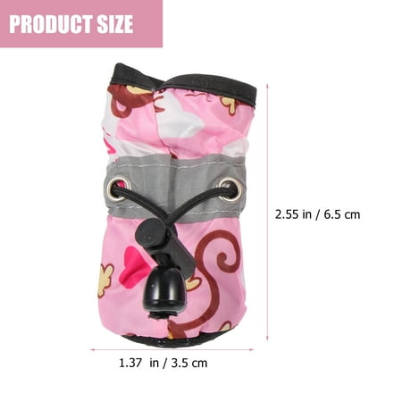 Puppy Anti-Slip Shoes  1 Set of Anti-Slip Dog Shoes Protective Puppy Shoes Convenient Pet Shoes Supple Dog Boots