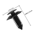 thumbnail image 2 of ELAYARD 100Pack Durable ABS Liner Clips for Car Interior and Vehicle Maintenance, 2 of 8
