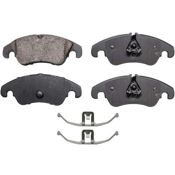 Front Brake Pad Set - Compatible with 2009 - 2016 Audi A4 Sedan 2010 2011 2012 2013 2014 2015