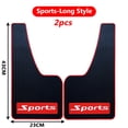 thumbnail image 1 of Universal Soft Rubber Mud Flaps for SUVs Trucks and Off Road Vehicles 2 or 4 Pcs, 1 of 10