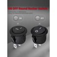 thumbnail image 4 of Interruptor basculante Kuymtek 5 uds encendido apagado DC12V-24V, 4 of 9