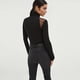 thumbnail image 5 of Body de Larga con para Mujer, Transparente, Ideal para Fiestas, Clubes Nocturnos. Negro S, 5 of 10