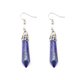 thumbnail image 1 of Nvzi Pendientes colgantes de cuarzo natural auténtico con punta de cristal curativa para chakras, regalo para el Día de San Valentín o el Día de la Madre, color azul., 1 of 4