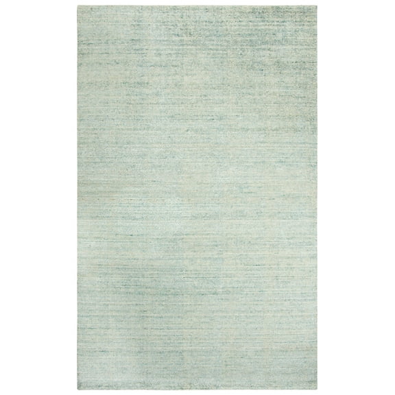 Gatney Rugs Le Grande Area Rug GH722A Aqua Lines Wool 8' x 10' Rectangle