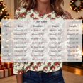 thumbnail image 4 of KICILVS Womens Christmas Tops Bells Print Long Sleeve Crew Neck T Shirt Casual Holiday Blouse for Christmas Day Outfits, 4 of 8