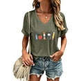 thumbnail image 2 of Teacher Shirts For Women, Kindergarten Teacher Tee, Teacher Life Tops, Back To Classroom Graphic Shirts, Inspirational Educator Casual Tees, 2 of 4