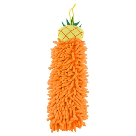 

Cute Hand Towel Cartoon Hanging Washcloth Bath Water Towel Orange