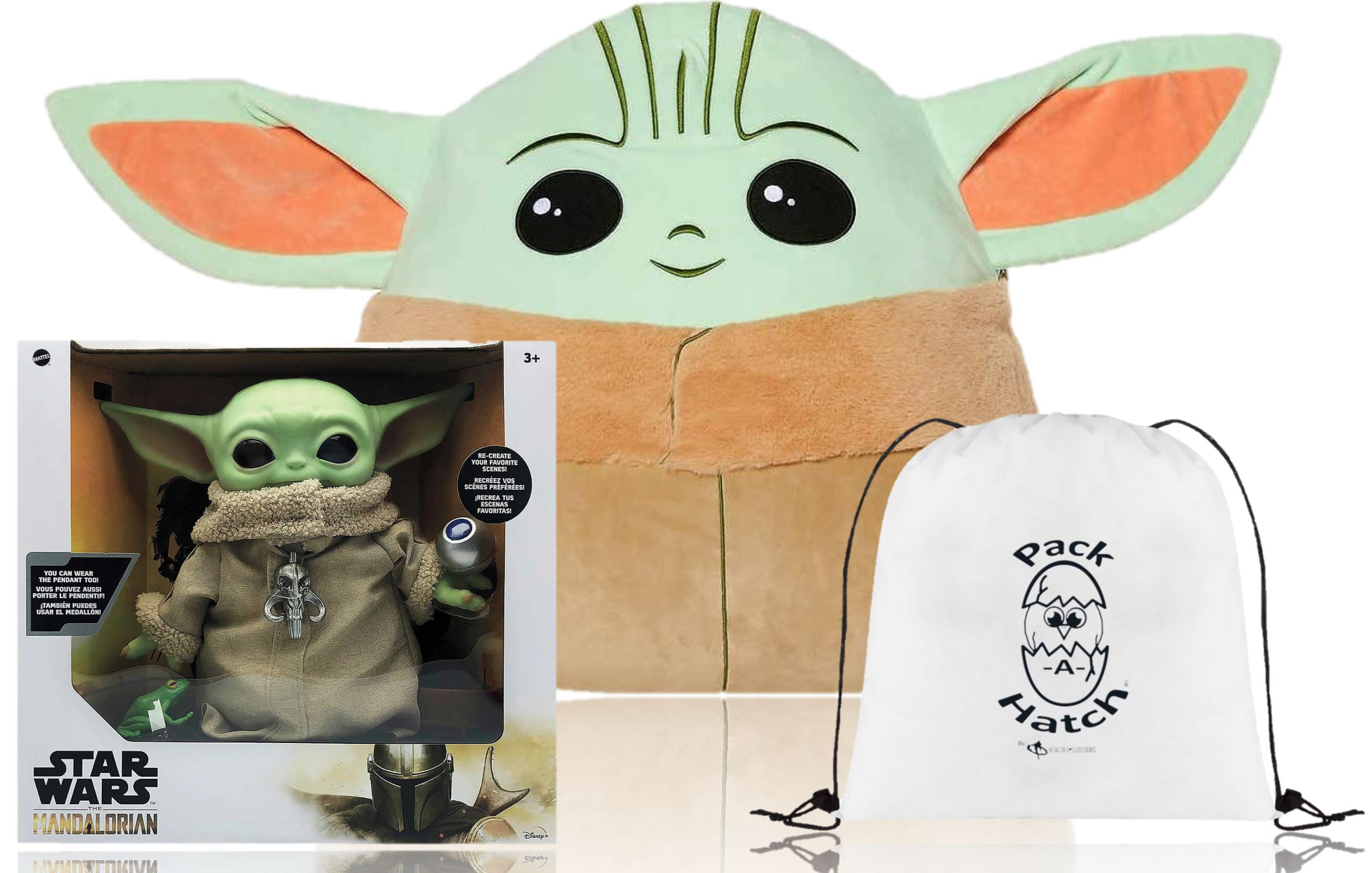Details about   New 20'' Star Wars The Child Baby Yoda Jumbo Squishmallows Plush Pillow 