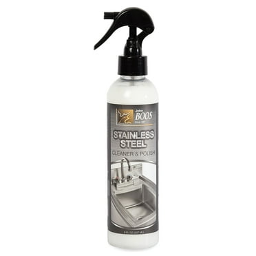 John Boos 8-Oz Stainless Steel Cleaner & Polish for Kitchen Steel Surfaces