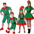 thumbnail image 4 of Robe de Costume d'Elf des Fêtes et Chapeau Costume d'Elf pour Femmes Filles, 4 of 6