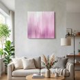 thumbnail image 1 of Canvas Wall Art, Pink Ombre Framed Canvas Prints for Bedroom Office, Modern Abstract Gradient Minimalist Art Large Gallery Wrapped Wall Decor for Home Office, Gifts, 16"x16" Ship Next Day, 1 of 5