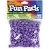 Cousin Fun Pack Acrylic Pony Beads 250/Pkg-Purple