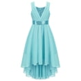 thumbnail image 2 of Alvivi Kids Girls Sequins Party Dress Formal Wedding Bridesmaid Prom Gown 4-16 Turquoise 10, 2 of 6