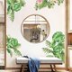thumbnail image 4 of Pegatina de pared TANGJMXG hojas tropicales verde decoración de pared plantas flores arte mural vinilo dormitorio sala de estar oficinas, 4 of 5