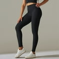 thumbnail image 5 of WILLBEST Pantalones de Yoga de Cintura Alta Sin Costuras Para Mujer, Diseño Calado, Leggings Ajustados Con Realce de Color Melocotón Para Entrenamiento Deportivo 532 Grande, 5 of 5