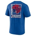 thumbnail image 3 of Men's  Blue New York Rangers Earnest Will Tri-Blend T-Shirt, 3 of 3