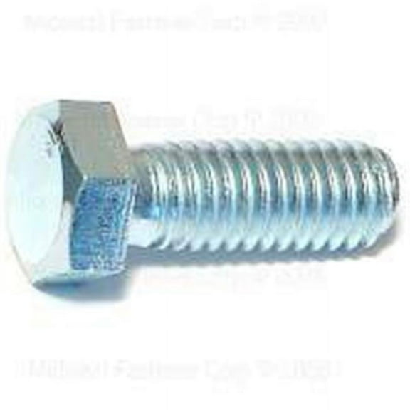 3/8"-16 x 1" Zinc Plated Grade 2 / A307 Steel Coarse Thread Hex Bolts