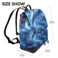 thumbnail image 2 of Fotbe Beautiful Ocean Dolphin Mochila Bolso con Estampado para Mujer, Mochila Antirrobo de Nylon Impermeable, Bolsa Ligera de Hombro, 2 of 4