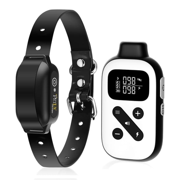 Combo de collar PetJoy para ladrar y adiestrar para perros grandes de 2800 pies