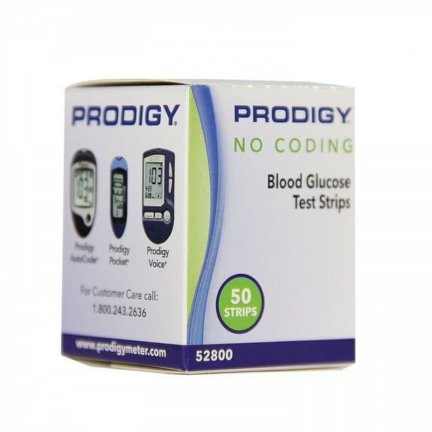 Prodigy No Coding Test Strip 50 Count