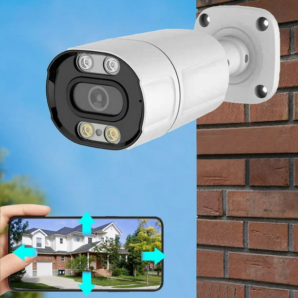 Cámara de vigilancia inalámbrica para exteriores de alta definición con función de audio que permite la monitorización y el control remotos mediante la aplicación del teléfono móvil Cámaras de vigilan