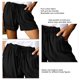 thumbnail image 3 of Pantalones cortos de verano para mujer, cintura elástica, cierre de cordón, cintura media, pantalones cortos de estilo casual con bolsillos laterales, 3 of 4