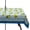Blue-lemon, variant on Green Print Outdoor Oval Tablecloth with Umbrella Hole 54" x 72" Waterproof Zipper Table Cloth for Patio Table - Ideal Tablecloths for Picnics, Camping, and Yard Use