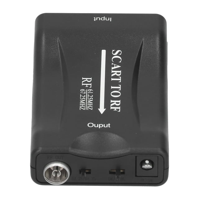 Convertidor de video scart, reduce en la pérdida de transmisión aumenta la distancia original de la distancia para el adaptador de rf para la salida estándar pal dk