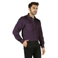 thumbnail image 3 of Bestman Formal Classic Button Down Cotton Shirts Inner Contrast Regular Fit Office Shirt For Mens, 3 of 7