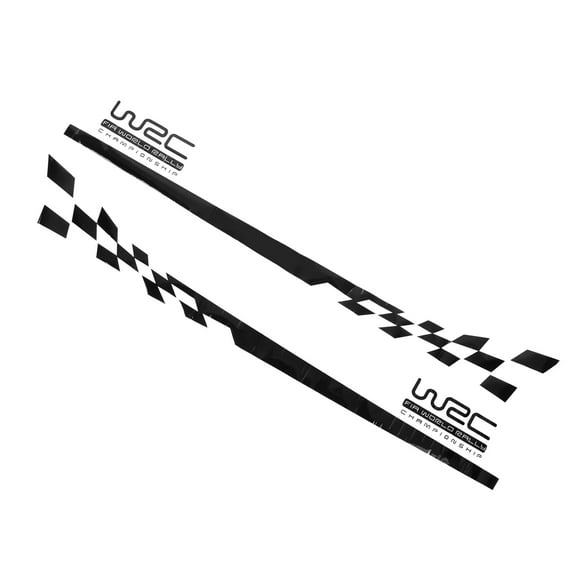 Car Body Sticker Car Door Side Decal Car Both Side Sticker Auto Body Decal Auto Decal 2PCS Car Body Sticker 78.7x9.8in Waterproof Graphic Film Decal Universal Auto Decoration