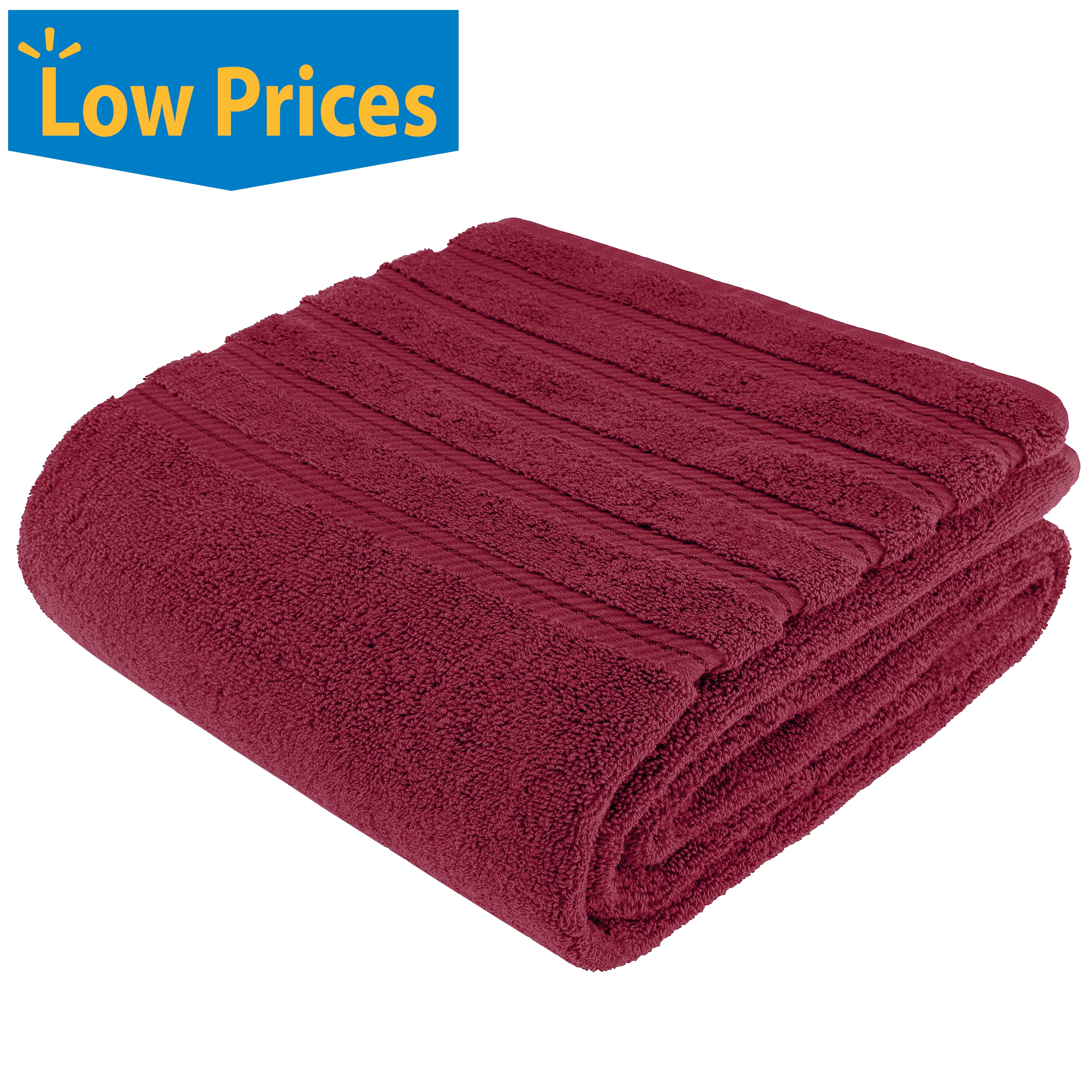 100% Cotton Extra Large Oversized Bath Towel Navy Brown Bath Sheet 35x70 