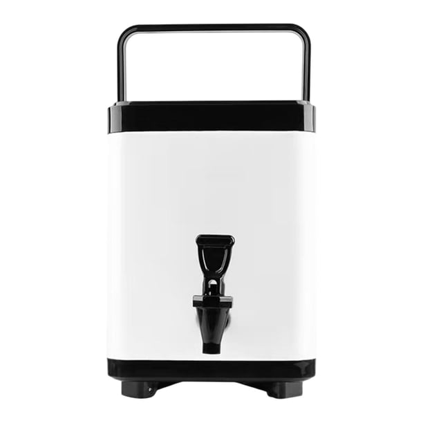 Dispensador de bebidas frías y calientes con grifo para leche, café, jugo, leche y té 8L
