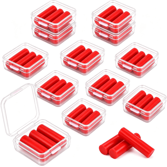 CCOCC Diamond Painting Pen Replacement Wax-12 Pack Red Wax Refills for Refillable Drill Pen Diamond Painting 3D Embroidery Crafts Accessories Generous 12-Pack Diamond Art Accessories