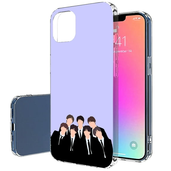 TalkingCase Slim Phone Case Compatible for Apple iPhone 14 Pro Max, KPOP Bangtan 11 Print, Lightweight, Flexible, Soft, Printed in USA