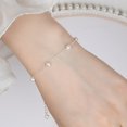 thumbnail image 3 of Freshwater Pearl Bracelet with S925 Silver Chain, Bridal Bridesmaid Wedding Gift, 3 of 7