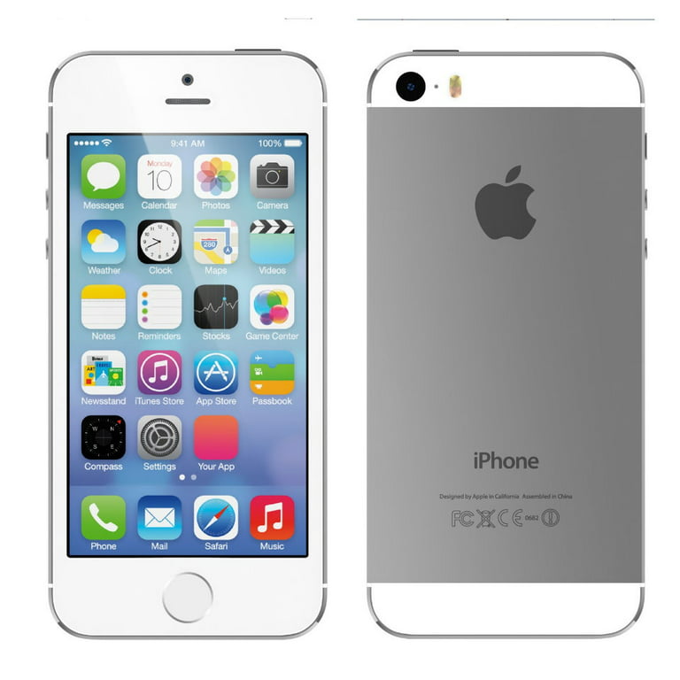 Restored Apple iPhone 5S 16GB, Silver - Locked Straight Talk/Tracfone  (Refurbished)