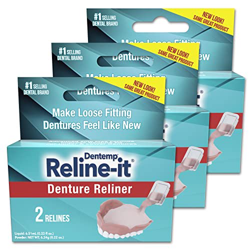 Dentemp Denture Reline Kit Advanced Formula Reline It Denture Reliner