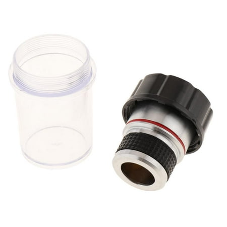 Image of 4X/0.10 DIN 160/0.17(Spring Oil) Achromatic Objective Lens Fits Common Size Compound