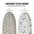 thumbnail image 6 of KFFKFF Ironing Board: 51x13 Surface, 4-Layer Thick, Heat-Resistant & 100% Cotton Covers, 7 Height Settings for Laundry, 6 of 9