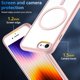 thumbnail image 5 of Funda de teléfono Hensinple con parte trasera rígida magnética transparente para iPhone SE 3 de 4,7 pulgadas, 5 of 6