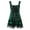 Green, variant on TSADFHJI Knit Skirt and Shirt Set Ladies Lace Patchwork Plaid Dress Lace Sleeveless Skirt Fashion S Purple