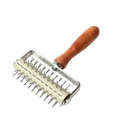 

Pastry Roller Slicer Stainless Steel Dough Roller Cookie Pie Puncher Baking Decoration Kitchen Bakery Tool Type 2