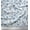 Baby Blue, variant on Soimoi Cotton Duck Fabric Leaves & Rose Flower Print Fabric by The Yard 42 Inch Wide
