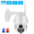 thumbnail image 1 of Cámara PTZ Wifi para exteriores, dispositivo de seguridad con luz de sirena, seguimiento automático en la nube, cámara IP de 2MP, Zoom Digital 4X, domo de velocidad, 1080P, 1 of 3