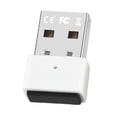 thumbnail image 4 of Adaptador USB Dongle Adaptador inalámbrico de audio y música Compatible con Bluetooth 5.3 (Blanco), 4 of 4