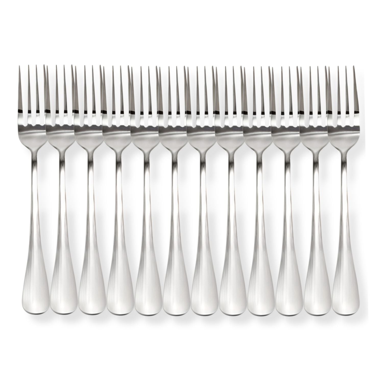 Juego De 6 Tenedores De Cena En Acero Inoxidable AEX – Cubiertos Resistentes Para Pasta, Ensalada O Postre (20.8 Cm)