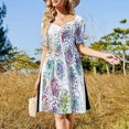 thumbnail image 4 of Vestido de manga larga de otoño, elegante vestido de manga larga para mujer, vestidos de dama de honor, elegantes vestidos de talla grande, disfraz de verano para mujer, 4 of 7